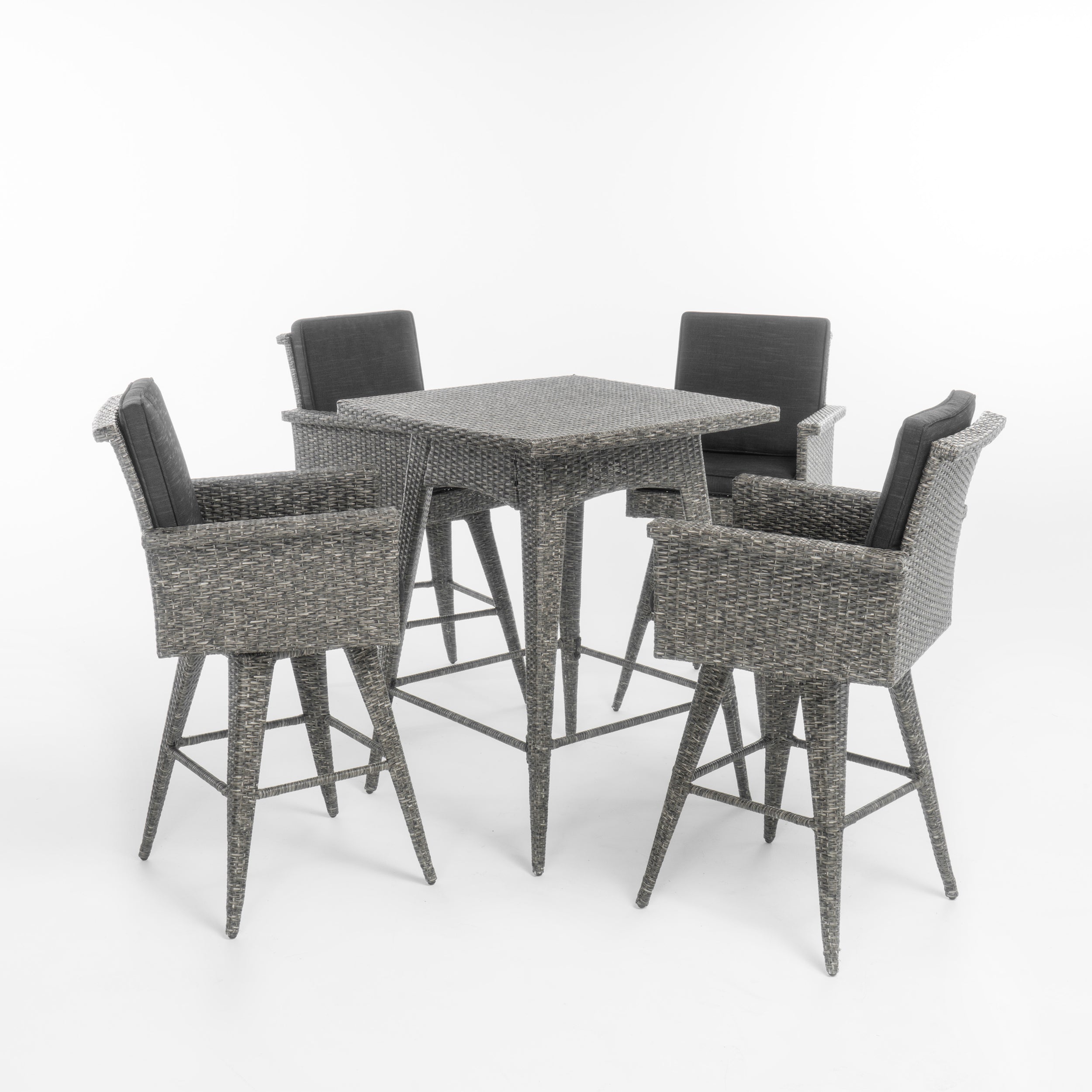 Budva Outdoor Wicker Bar Set