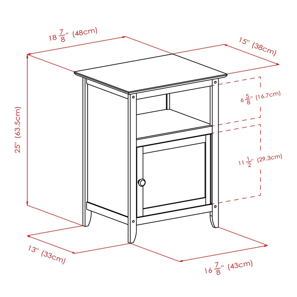 Henry Accent Table  Nightstand