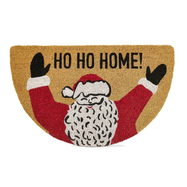 Hoho Home Santa Christmas Coir Doormat