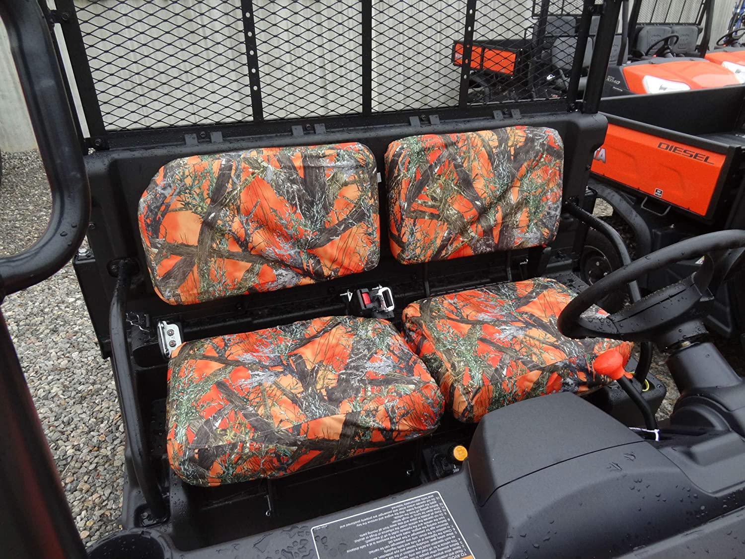 KU19 2015 and Newer Kubota series RTVs. For models: RTV X900， RTV X1100， RTV X1120D and 1140. and SIDEKICK RTV XG850 in Orange Camouflage Endura