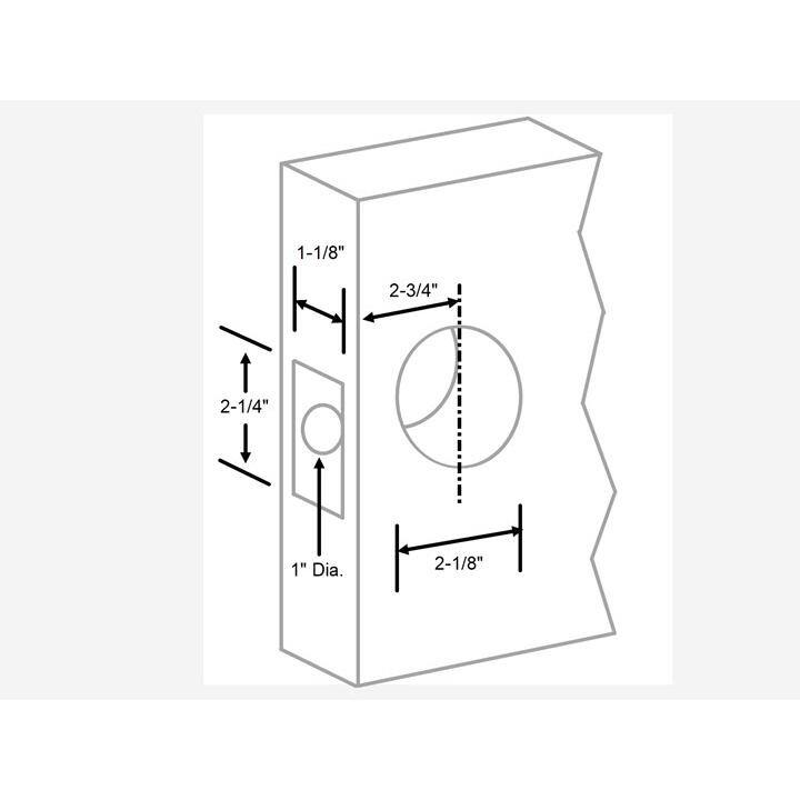 Taco Heavy Duty Brushed Chrome Grade 1 Commercial Cylindrical Entry Door Handle with Lock and Clutch Function DL-LHV53CLUS26D