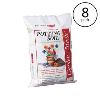 Garden Magic Organic Planting Potting Soil 40 lbs. Bag (8-Pack) 8 x 5540