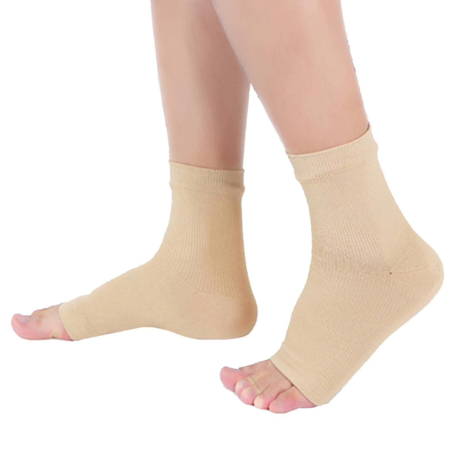 Unisex Anti-fatigue Sports Compression Foot Ankle Sleeve Support Brace Socksnude