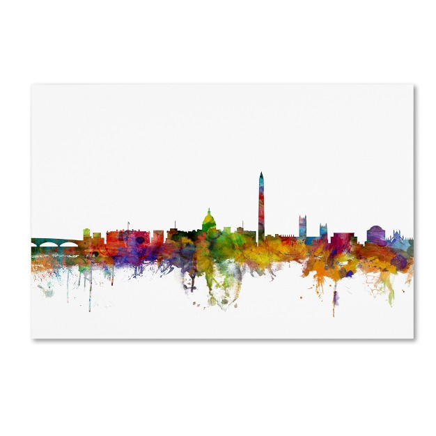 Trademark Fine Art michael Tompsett x27 washington Dc Skyline Ii x27 Canvas Art