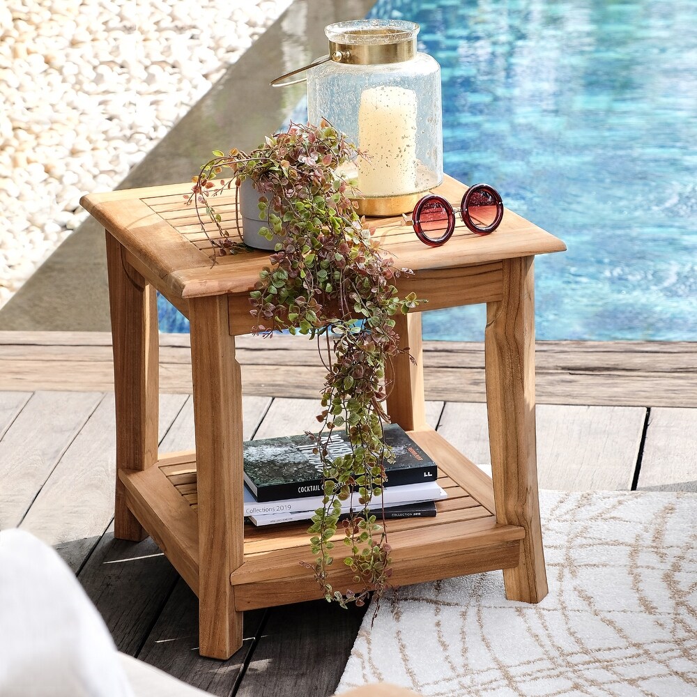 Cambridge Casual Chara 3 piece Outdoor Teak Wood Chat Set