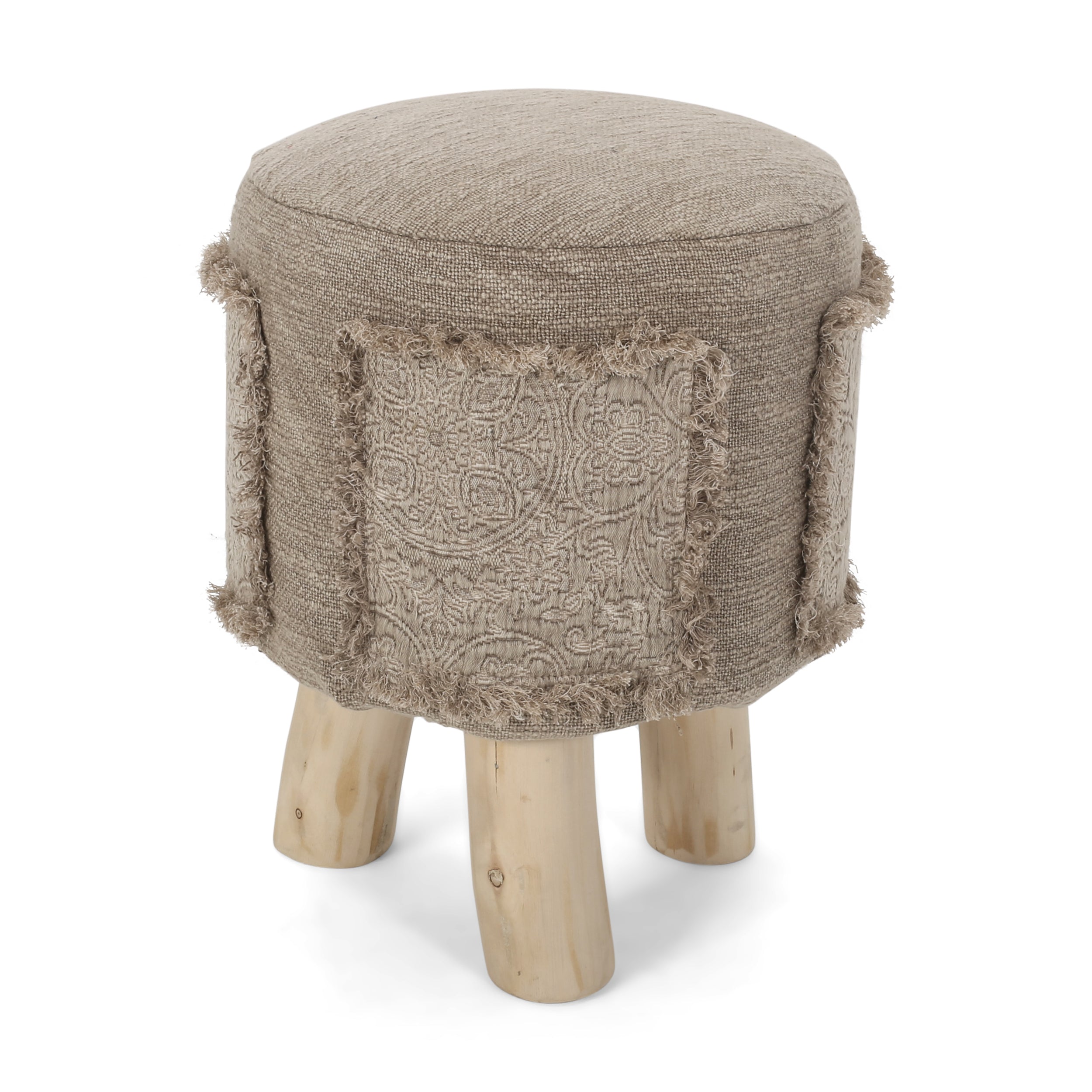 Ayrin Handcrafted Boho Patch Stool