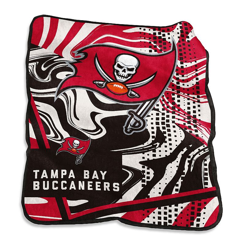 Tampa Bay Buccaneers 50 x 60 Swirl Raschel Throw Blanket