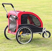 Midlee Dog Red Bike Stroller (Medium)