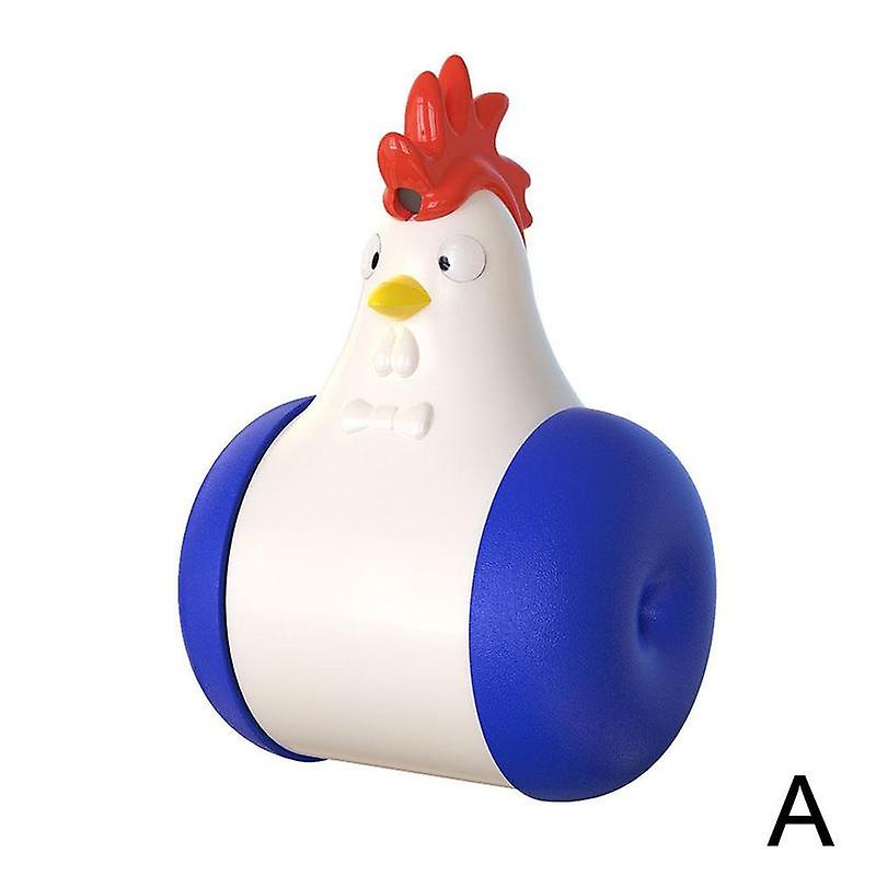 Rooster Cat Toy Infrared Chick Cat Toy Funny Interactive Cat Toy Electric Infrared Tumbler Toy For Kitten