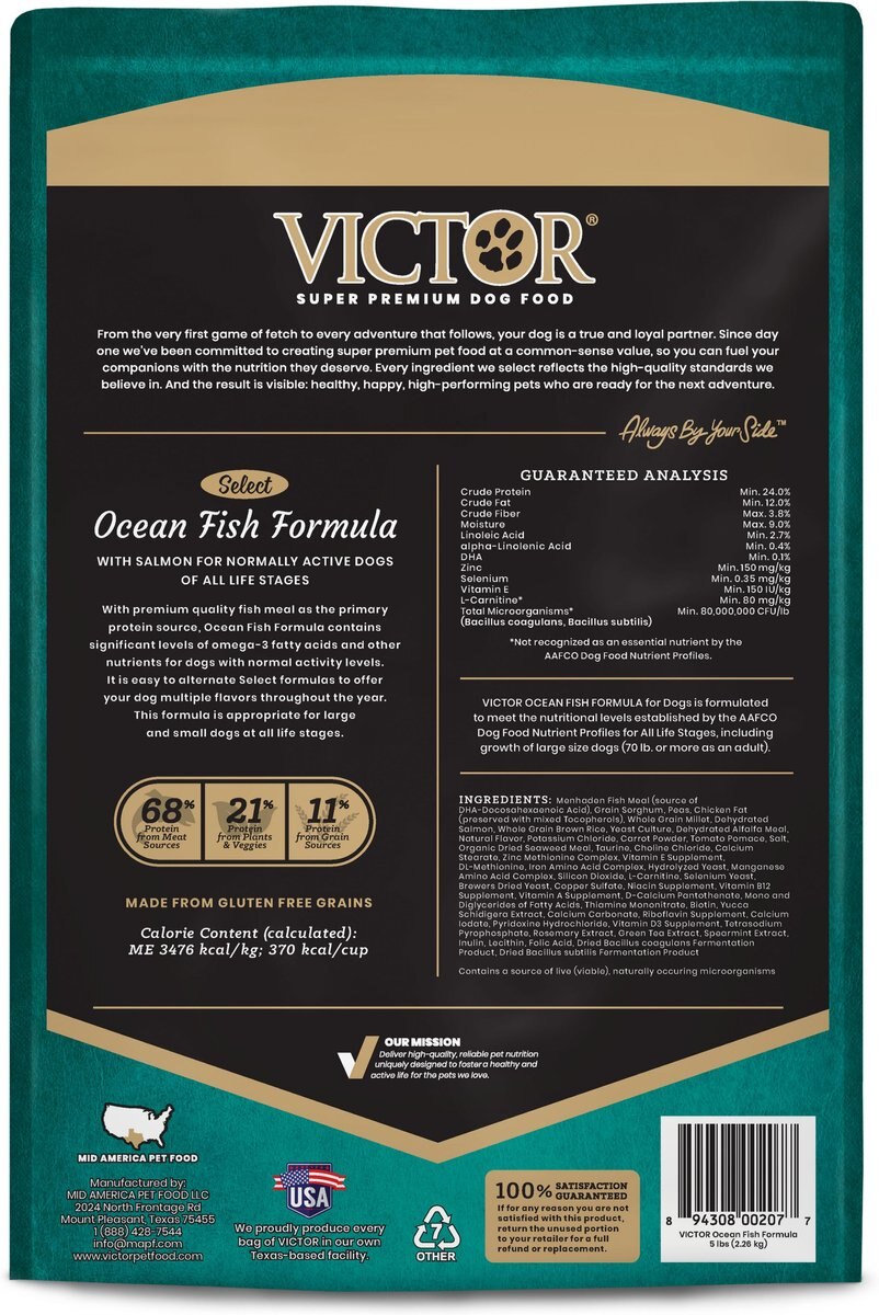 VICTOR Select Ocean Fish Formula Dry Dog Food