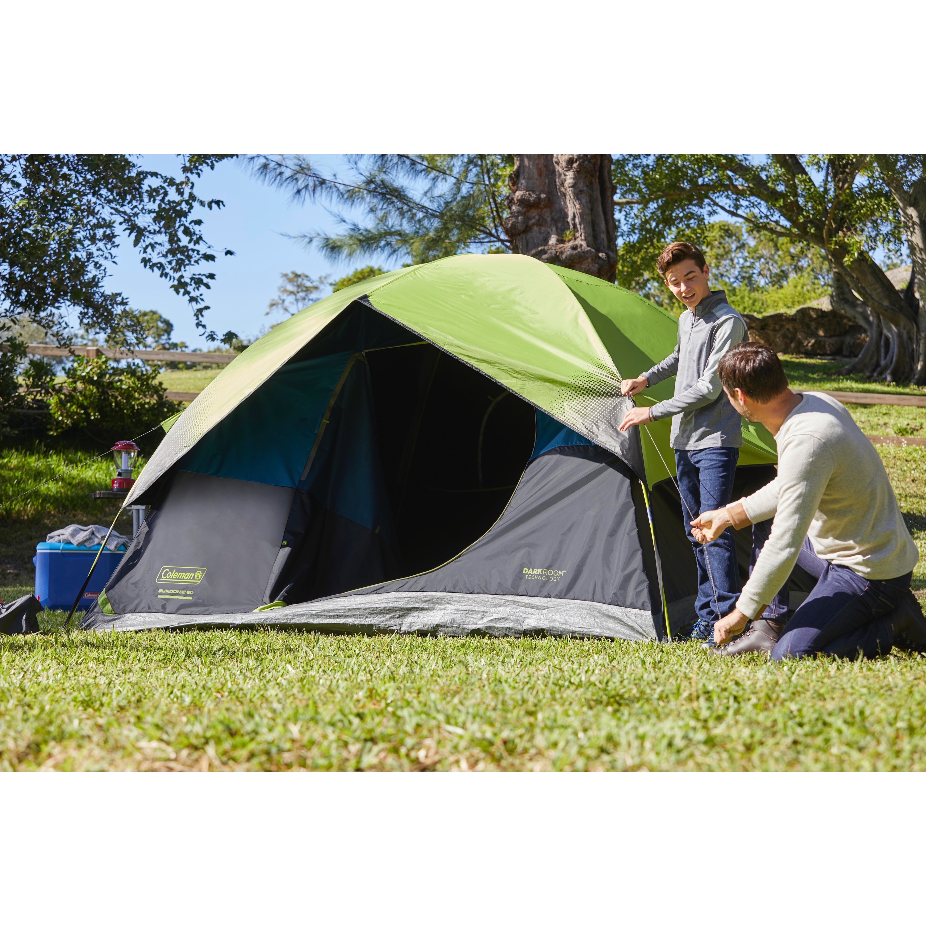 Coleman 6-Person Sundome Dark Room Dome Camping Tent