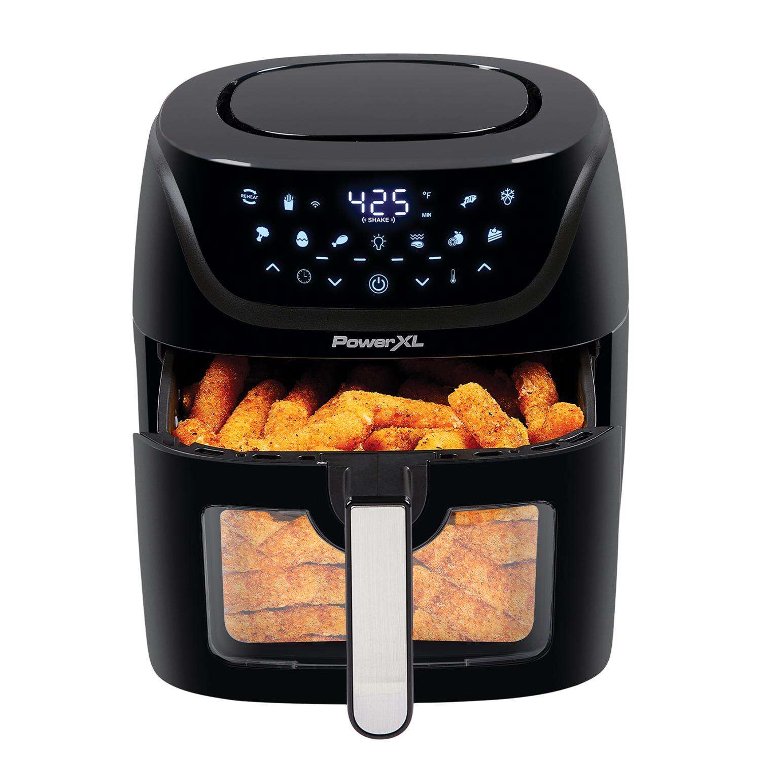 PowerXL Vortex Pro Black 8 qt Programmable Air Fryer