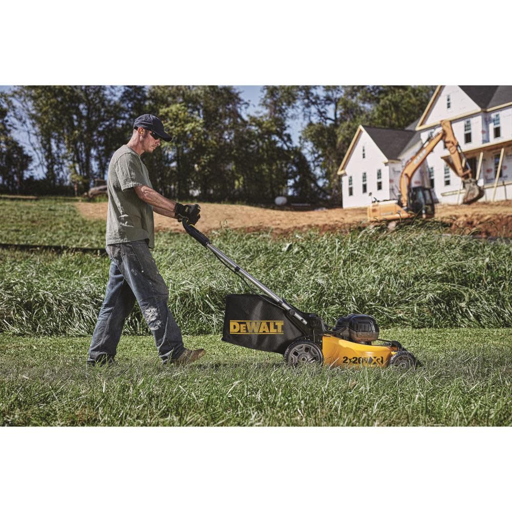 DEWALT 2x 20V MAX* Brushless 3-in-1 Cordless Lawn Mower (2 x 5.0 Ah) DCMW220P2 from DEWALT