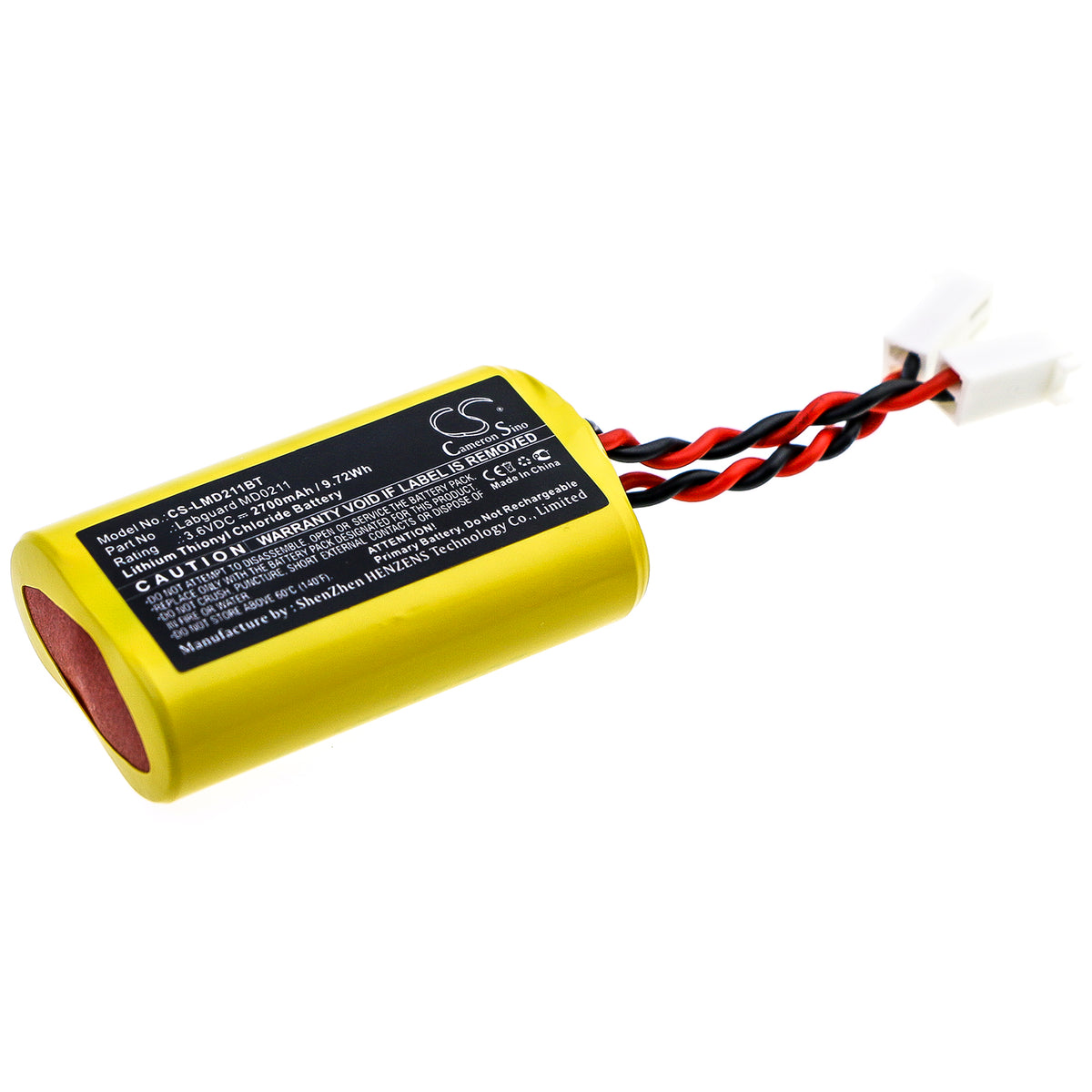 Allarme Labguard MD0211 Replacement Battery BatteryClerkcom Alarm