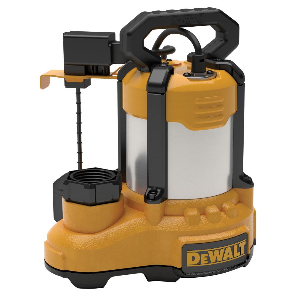 DEWALT 1/3 HP SSTL/Cast Iron Sump Pump DXWP62383 from DEWALT