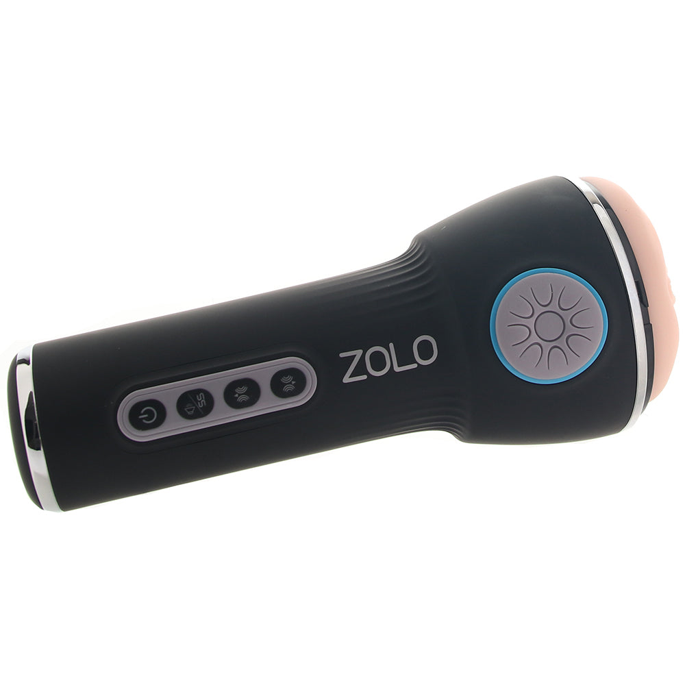 Zolo Power Stroke Vibrating and Squeezing Masturbator