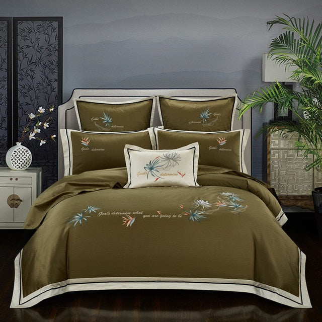 Minimalistic Flora Bedding Set