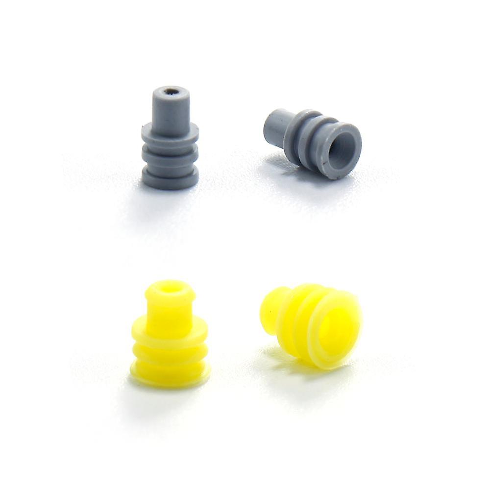 Born Pretty 400 Pcs 1.5mm 3.5mm Connector Rubber Seal Silicone Cable Wire Seals For Waterproof Automotive Electrical Plug Car Marine Sealed