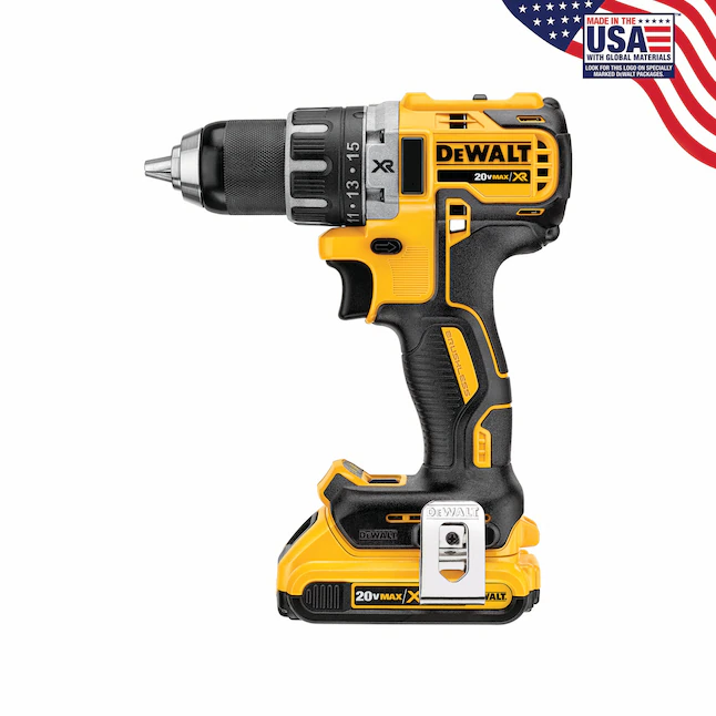 DEWALT DCD791D2 XR 20-volt 1/2-in Brushless Cordless Drill (2 Li-ion Batteries Included and Charger Included)