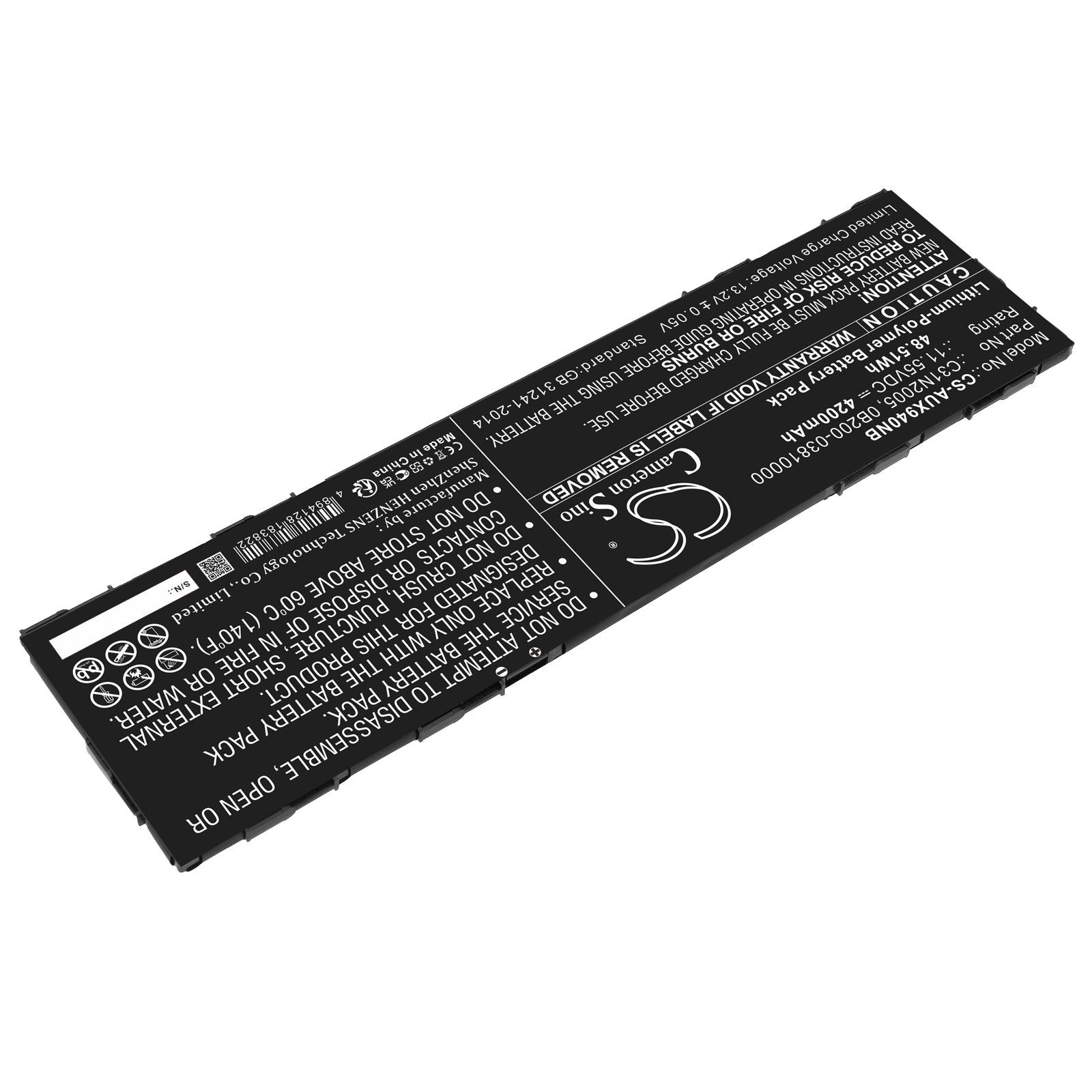 Asus B3402FEA B3402FEAFVP1333R B3402FEAFVP1635R ChromeBook CX9 Chromebook CX9 CX9400CEA DS762 Chrome 4200mAh Laptop and Notebook Replacement Battery BatteryClerkcom Laptop and Notebook