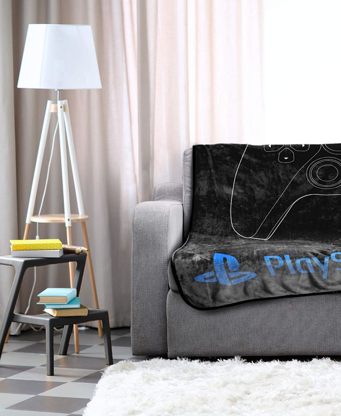 Jay Franco PlayStation Vintage-Like Hardware Silk Touch Throw， 60 x 46