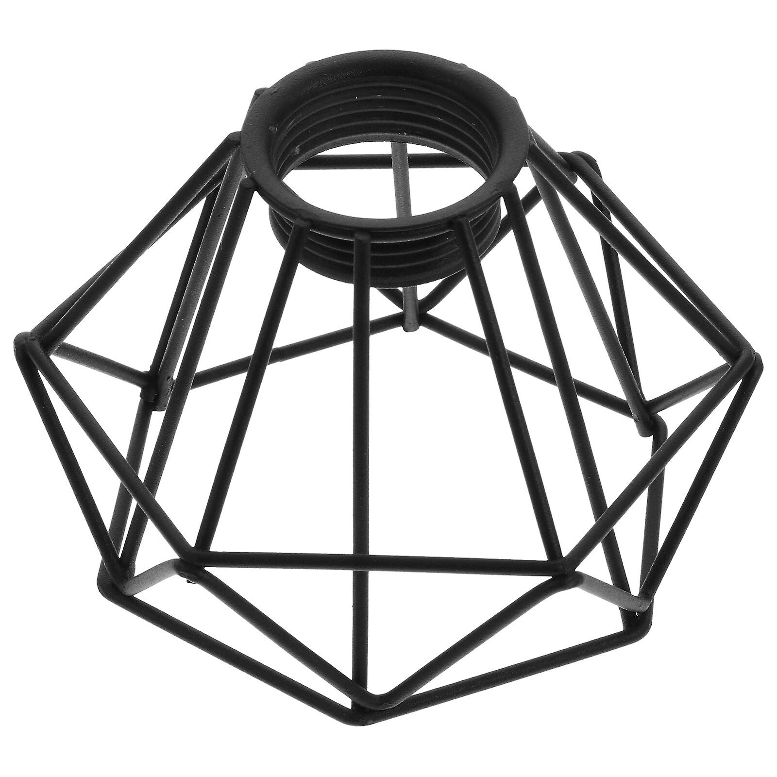 Hollow-out Iron Diamond Shape Lamp Shade Retro Light Shade Chandelier Cover