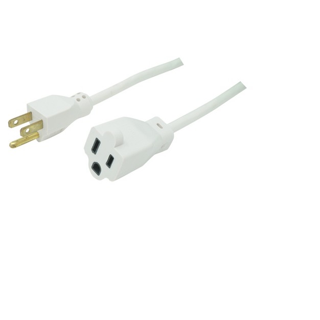 Woods 20 x27 Extension Cord White