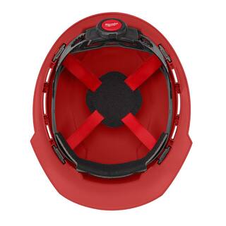 MW BOLT Red Type 1 Class C Front Brim Vented Hard Hat with 4-Point Ratcheting Suspension (5-Pack) 48-73-1208X5