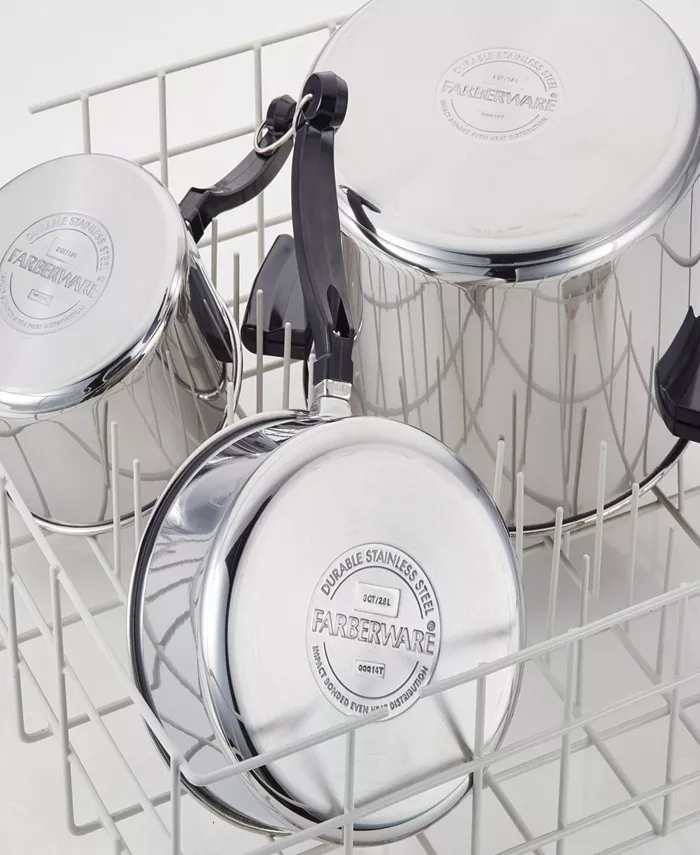 Farberware Classic Series Stainless Steel 3-Qt. Saucepan and Lid