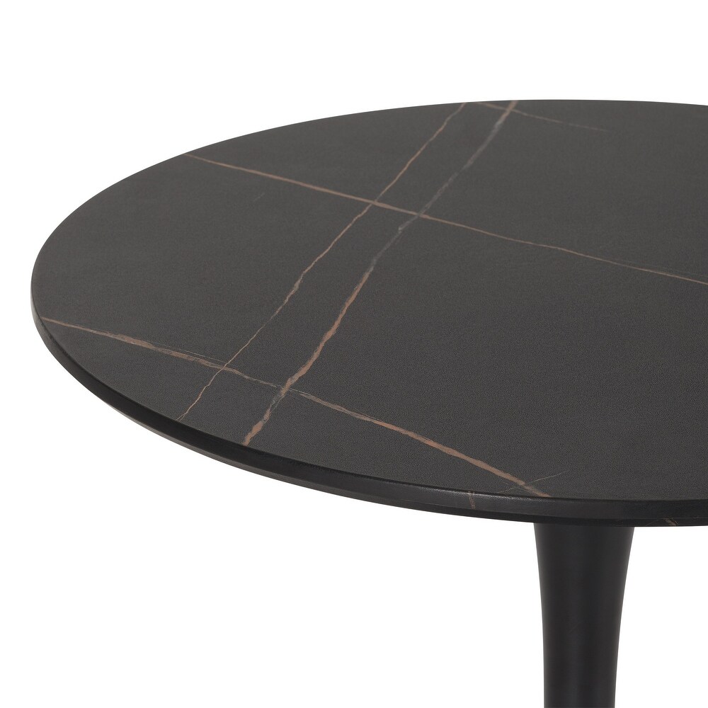 Round Bistro Table with Pedestal Base 28\