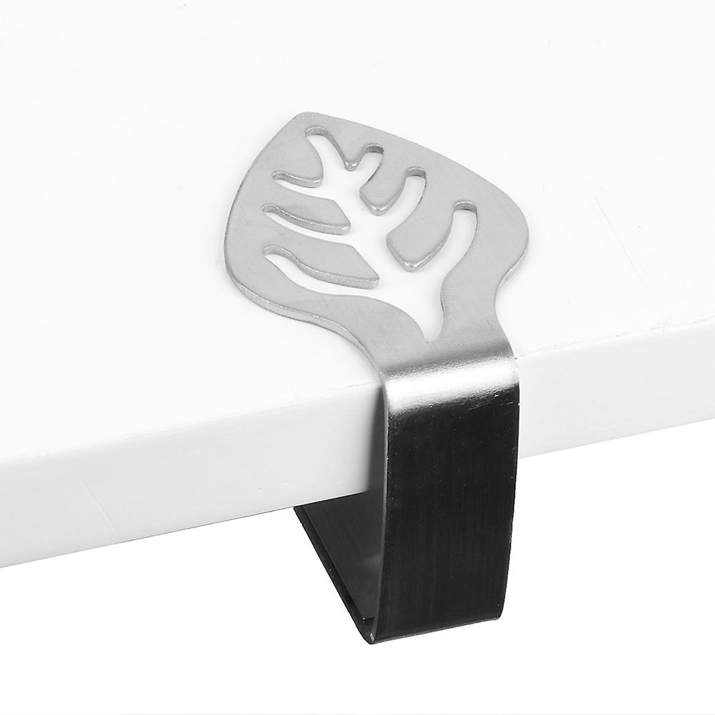 Thick Stainless Steel Table Cloth Clip Kitchen Table Cloth Clip Non slip Table Clip(Leaves)