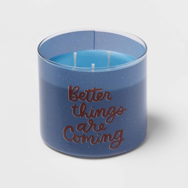 3 wick 14oz Better Things Are Coming Plum Blush Candle