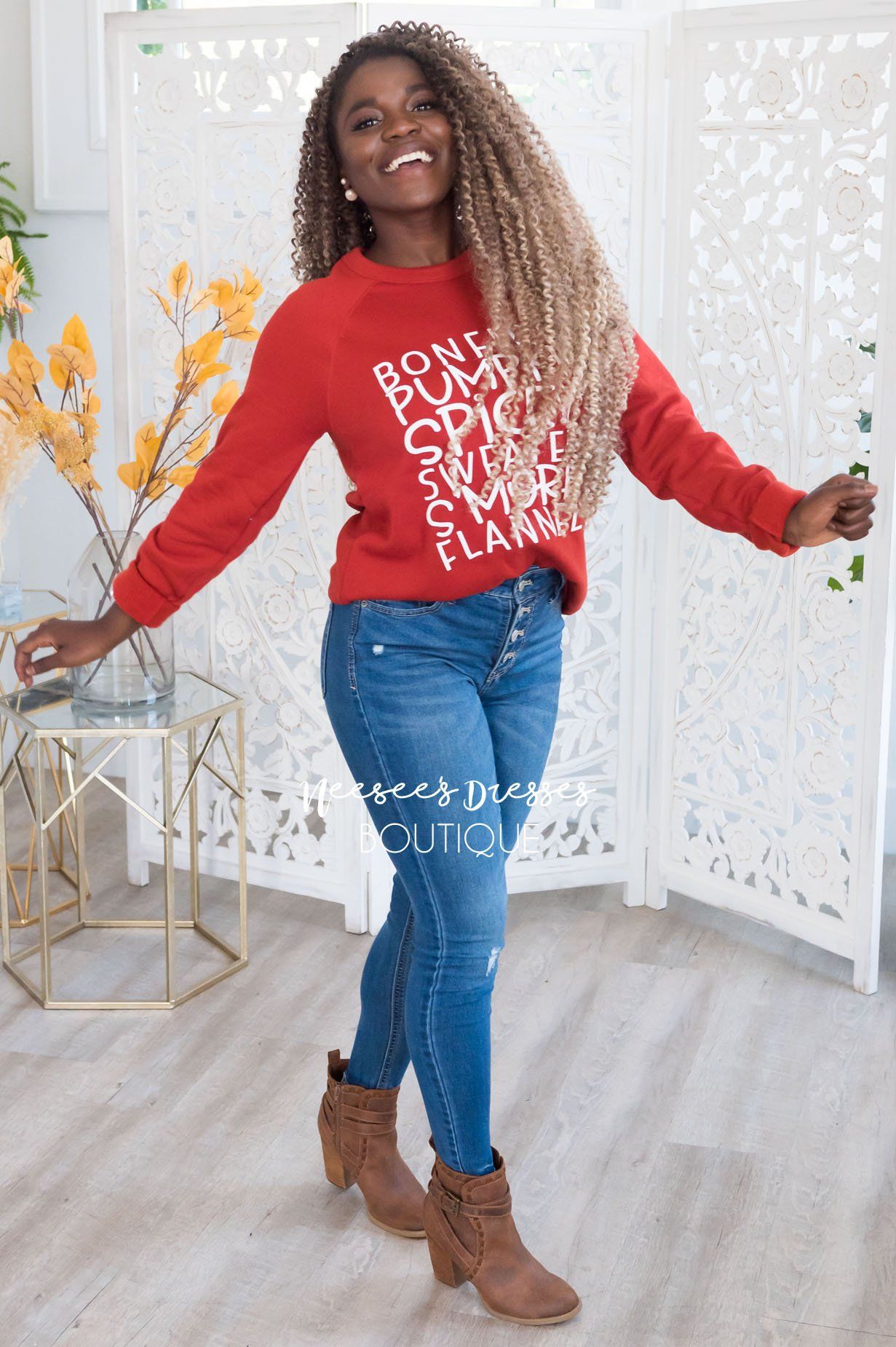 It's All About Fall Modest Sweatshirt