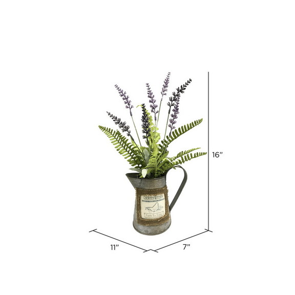 Vickerman FM181501 16 Lavender Plant in Rustic Wa...