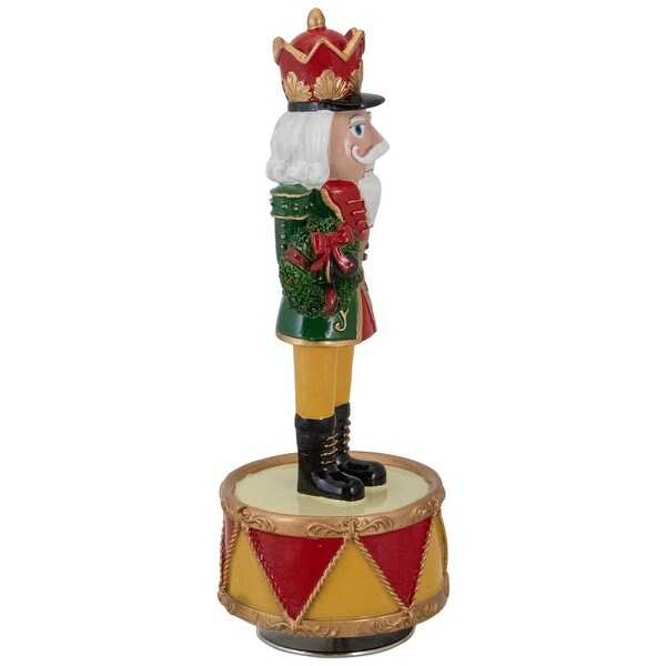 8.25 Musical Revolving Christmas Nutcracker Figure