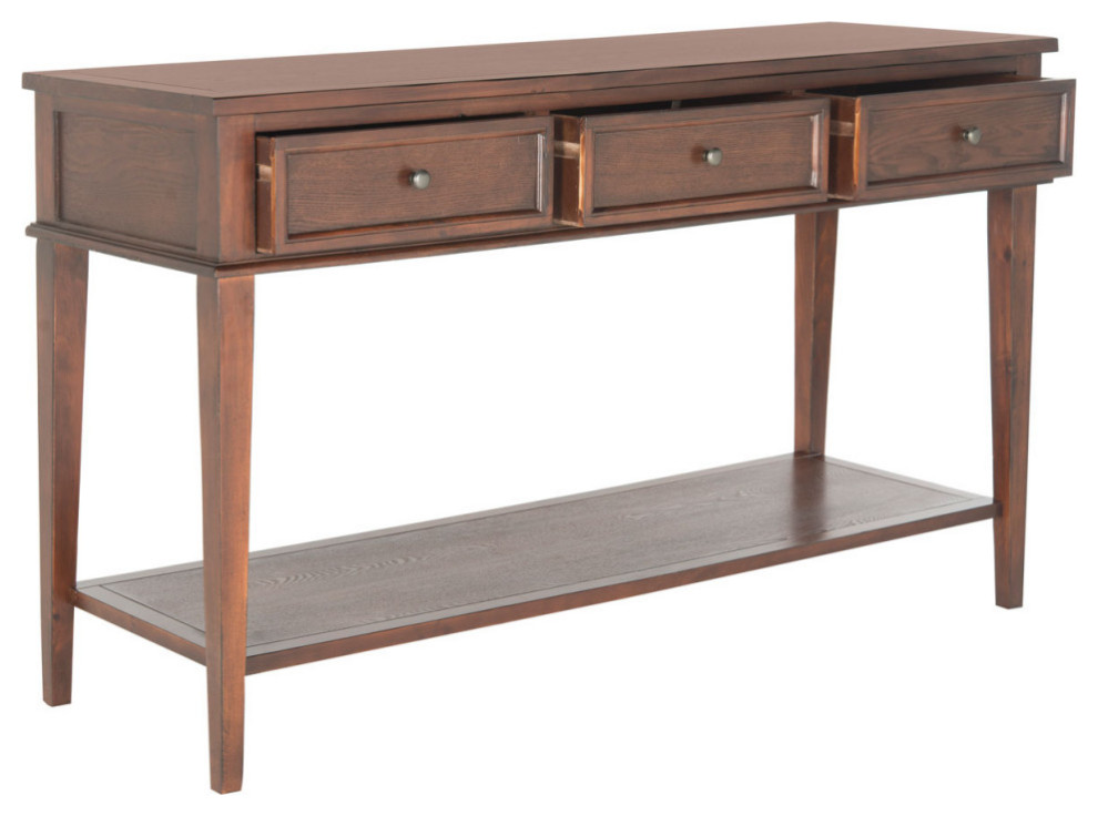 Holden Console With Storage Drawers Sepia   Transitional   Console Tables   by AED Luxury Home Decor  Houzz