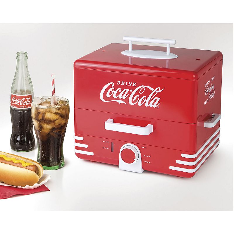 Nostalgia Electrics Large Coca-Cola?Hot Dog Steamer