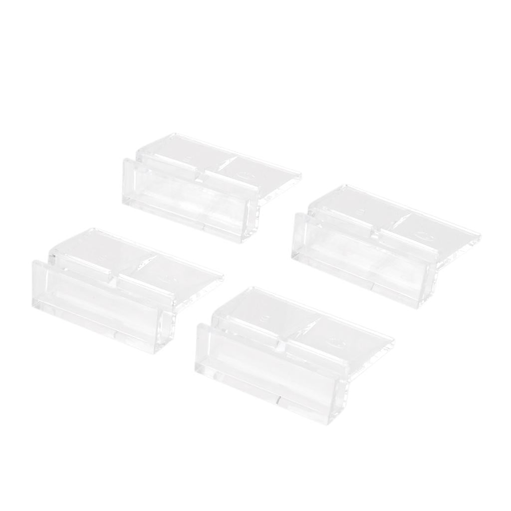 Screen Acrylic Holders Aquarium Tank Glass Cover 8pcs 6mm