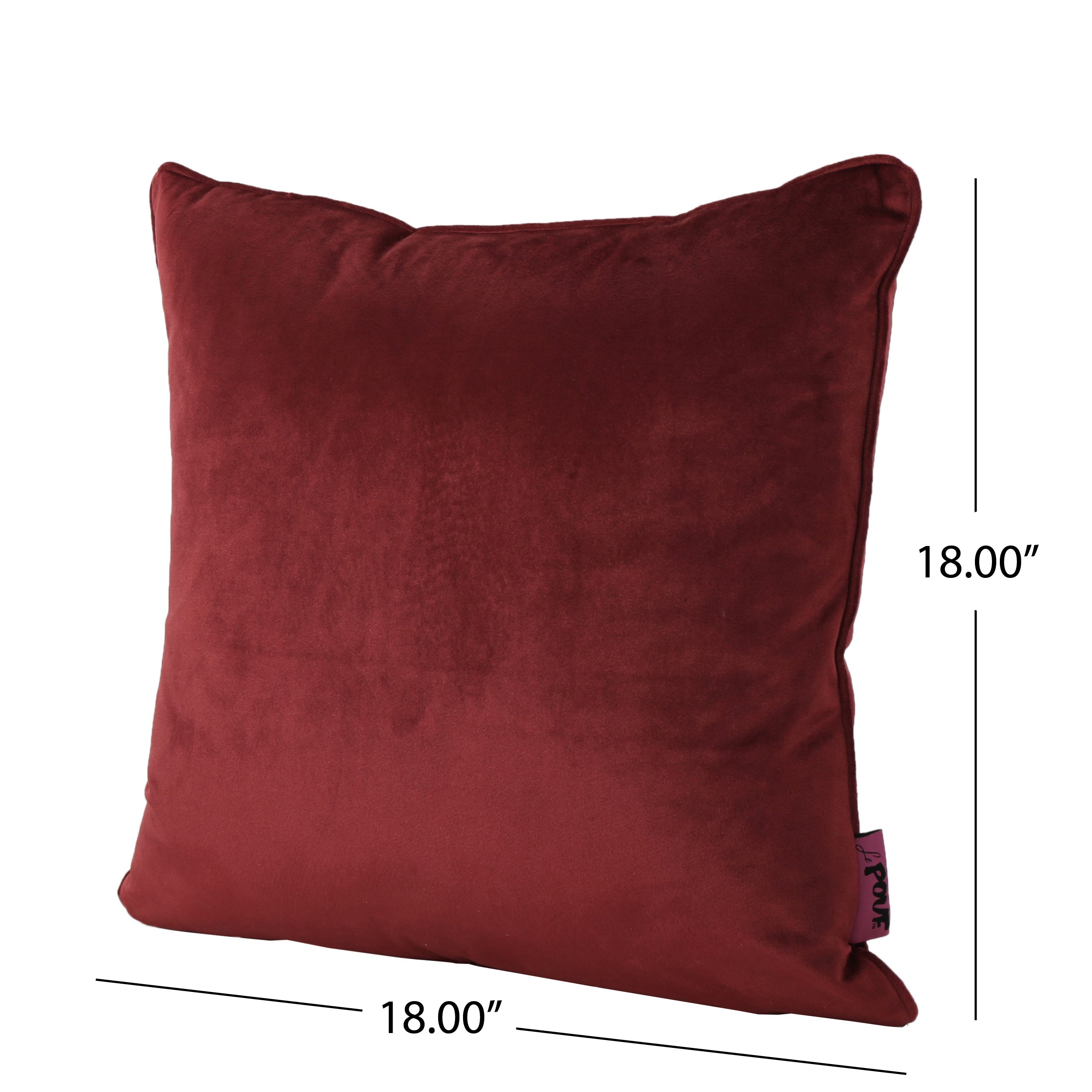 Isadora Modern Fabric Throw Pillow