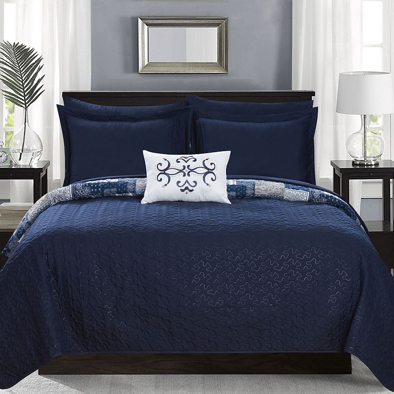 Chic Home Eliana Quilt Set with Sheets