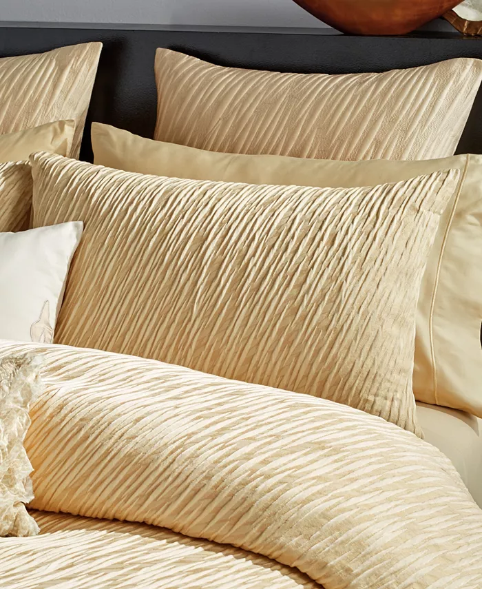 Donna Karan Home Gold Dust Duvet Cover， Full Queen