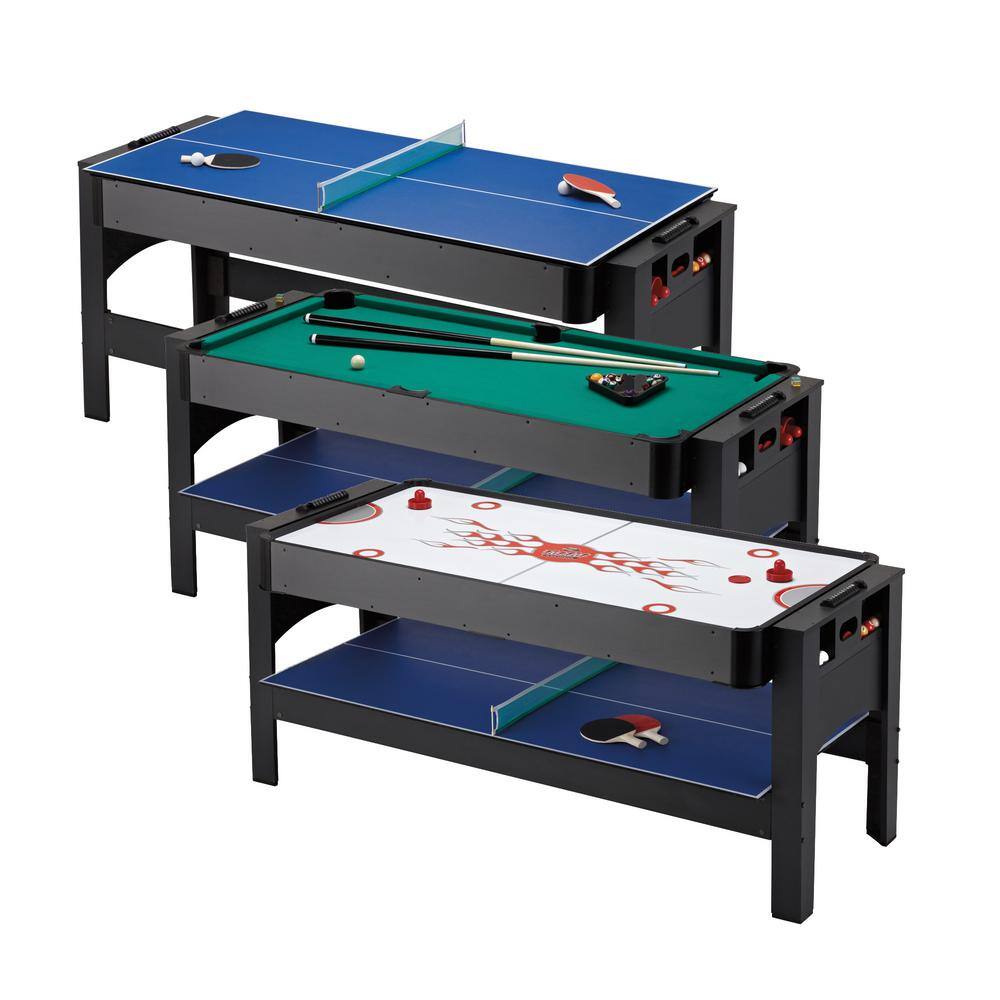 Fat Cat Flip 6 ft. 3-in-1 Game Table 64-1049