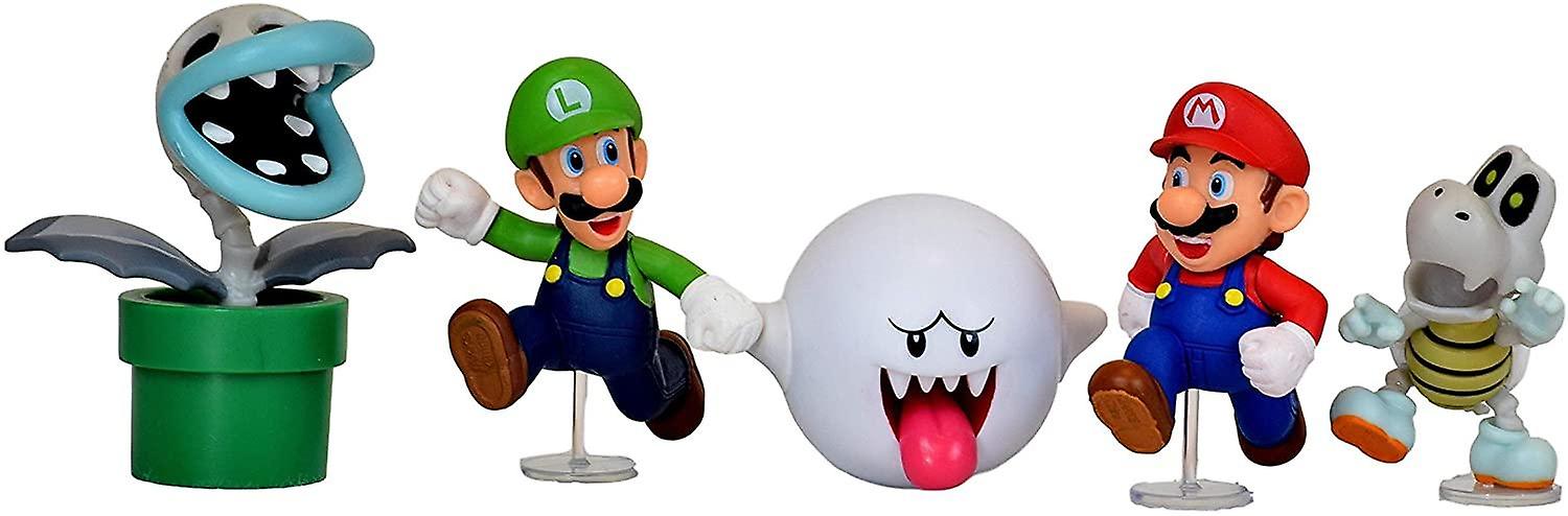 5-Pack Super Mario Boo Multi-Pack Set Figures