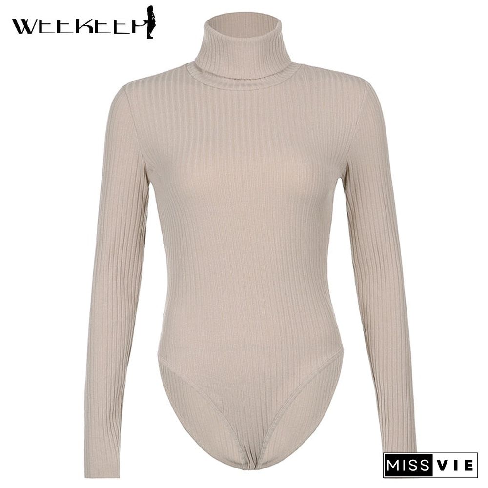 Weekeep Black Hollow Out Sexy Harajuku Bodysuit Womens Off Shoulder Streetwear Party Club Body Jumpers White Rompers Ladies