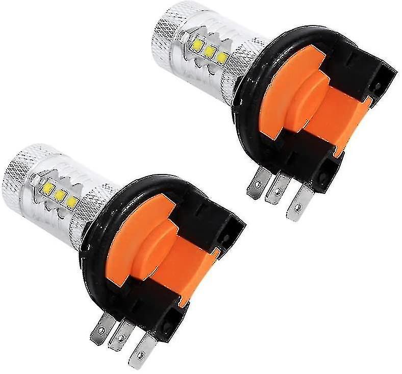 2pcs 80w H15 Led Bulb White Car Headlight