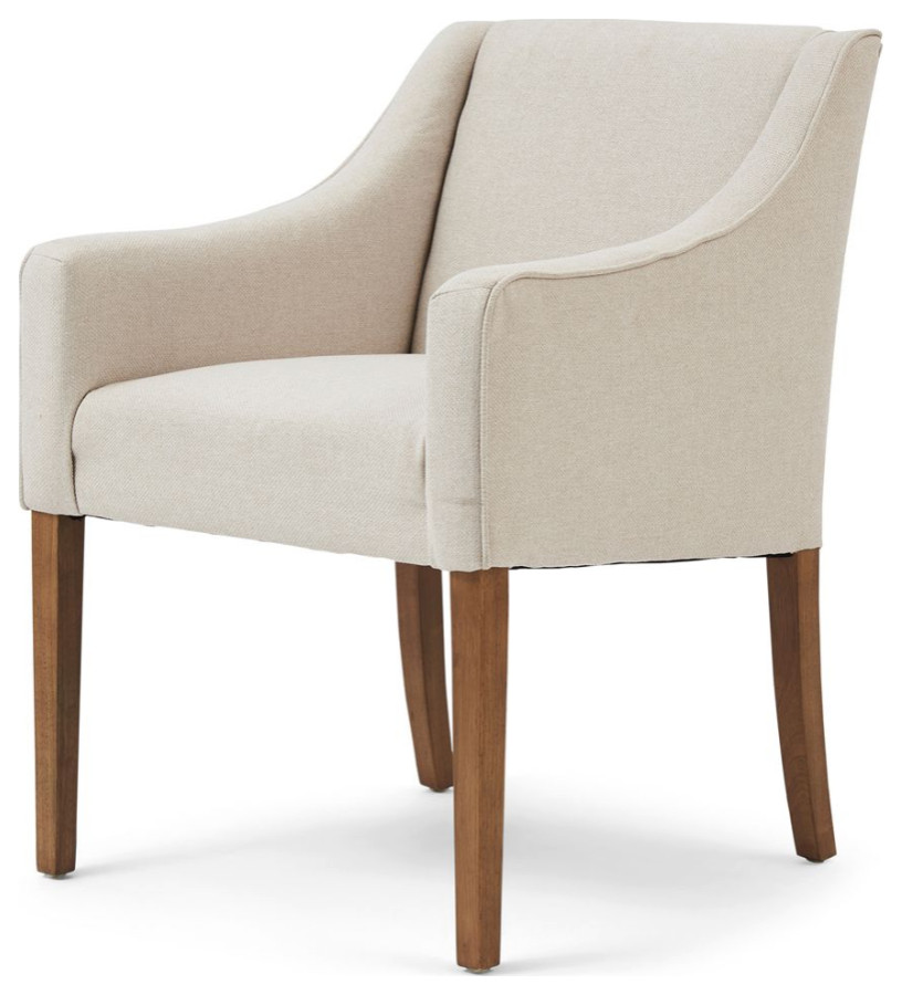 Modern Upholstered Dining Armchair  Rivi√®ra Maison Savile Row   Midcentury   Dining Chairs   by Oroa   Distinctive Furniture  Houzz