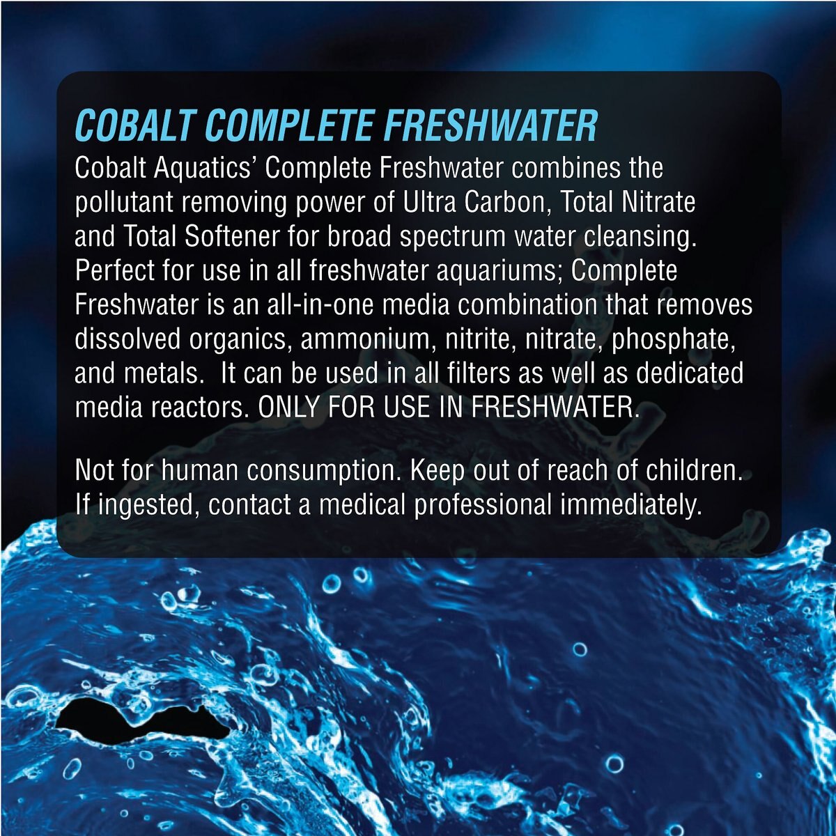 Cobalt Aquatics Complete Freshwater Aquarium Granulated Carbon