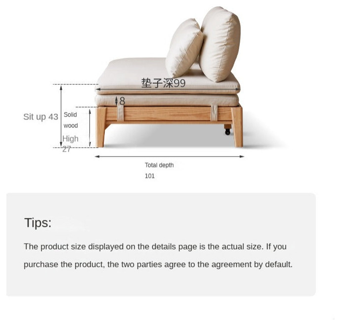 North American oak Solid Wood Sofa Bed   Transitional   Sleeper Sofas   by GVAwood  Houzz