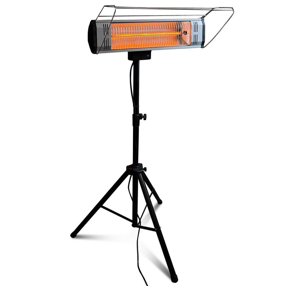 Heat Storm Tradesman 1500-Watt Electric Outdoor Infrared Quartz Portable Space Heater with Tripod WallCeiling Mount and Remote HS-1500-TT-R