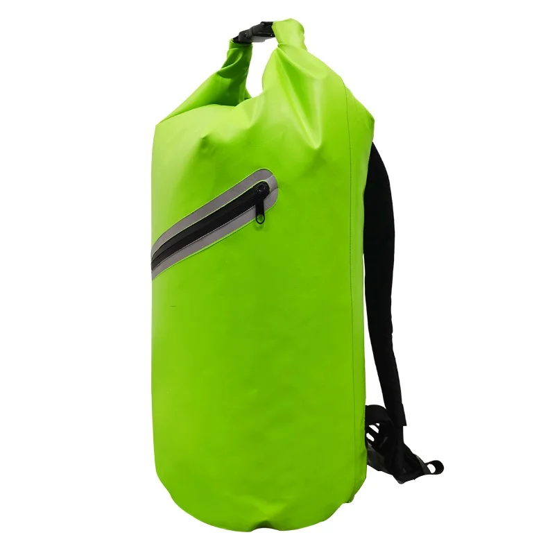 100% waterproof 500D PVC backpack dry bag for outdoor camping driving hiking